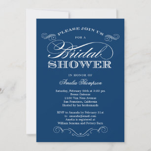 Elegancia de la cervecería Invitación a la ducha d