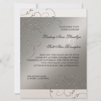 Elegancia de los zapatos negros, invitaciones a la