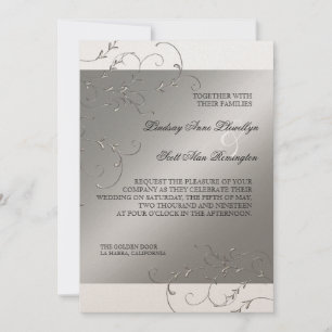 Elegancia de los zapatos negros, invitaciones a la