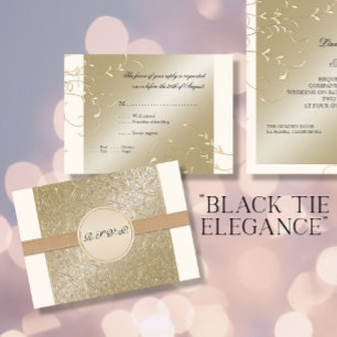 Elegancia de los zapatos negros, tarjetas de boda 