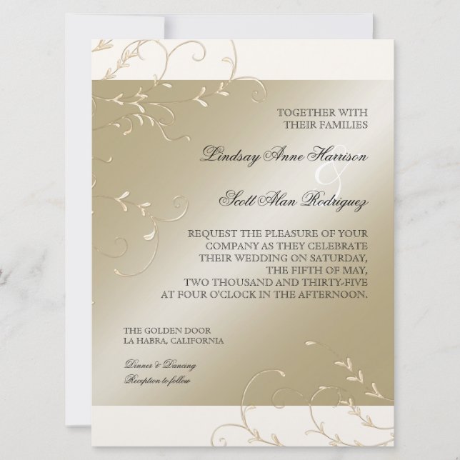 Elegancia de los zapatos negros, tarjetas de boda  (Anverso)