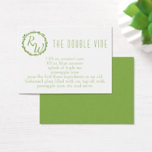 Elegancia de madera Cóctel de firma del día de l