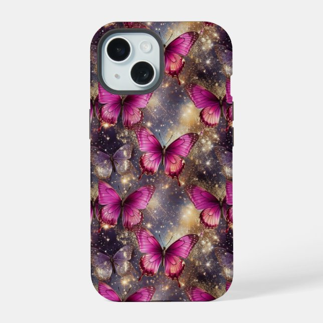 Elegancia de mariposa deslumbrante: un patrón delg (Reverso )