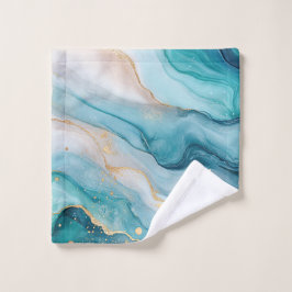 Elegancia de mármol esmeralda y dorada