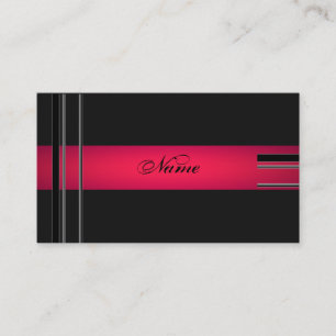 Elegancia de moda Tarjetas de Negra y de Negocios