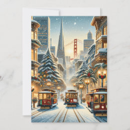 Elegancia de Navidad en San Francisco - Tarjetas