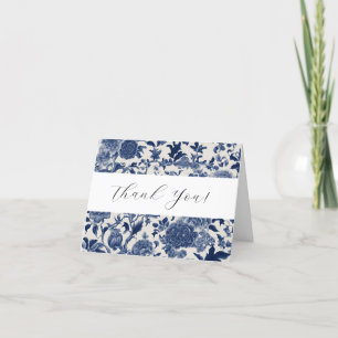 Elegancia de Porcelana: Tarjetas de Agradecimiento