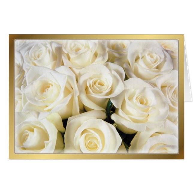Elegancia de rosa blanca (Anverso (Horizontal))