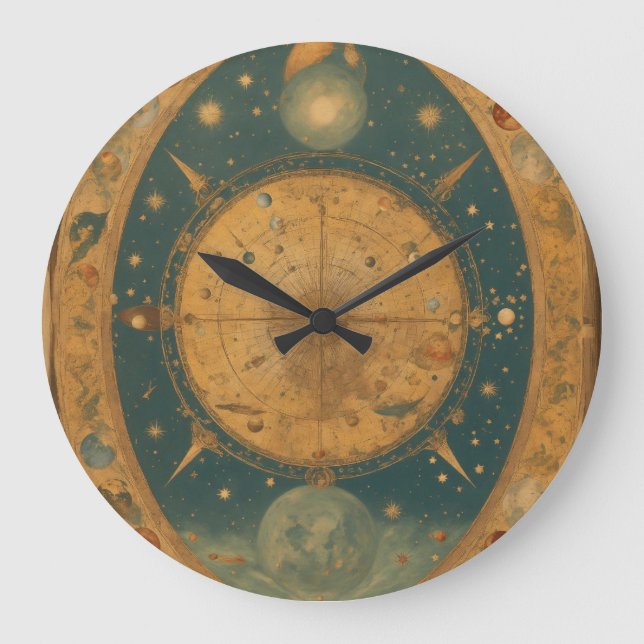 Elegancia de tiempo: el reloj de pared impulsado p (Anverso)
