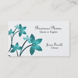 Elegancia deslumbrante tarjeta de visita floral, t