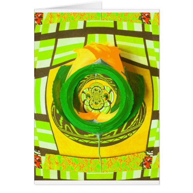 Elegancia dorada: hermosa rosa amarilla africana (Frente)