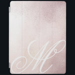 Elegancia dorada rosada ⎥ cubierta monograma para<br><div class="desc">El fondo rosado metálico de la funda dorada con un elegante monograma de escritura personalizado que puede ser personalizado con su propia letra y lucir maravilloso en todas las variaciones. Si quieres monograma en otras fuentes especiales, por favor, no dudes en contactarme a través de mi tienda para una personalización...</div>