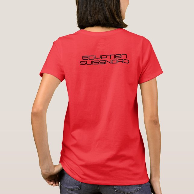 Elegancia egipcia: El paraíso de las camisetas fem (Reverso)