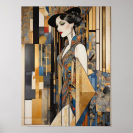 Elegancia en geometría - Resumen de arte digital d