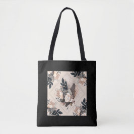 Elegancia en la bolsa de tote de flor