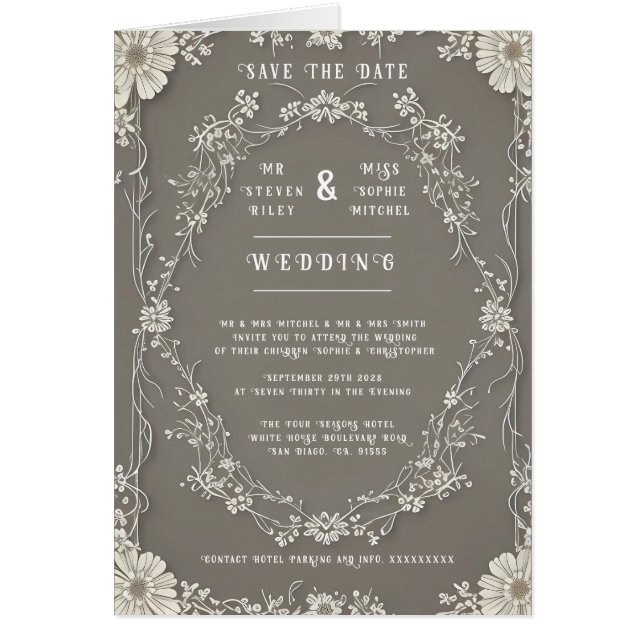 Elegancia en la colección de Bodas Bloom (Frente)