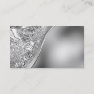 Elegancia en las tarjetas de visita de plata
