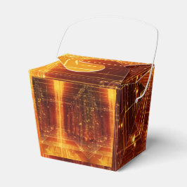 Elegancia encantadora: Caja de Favores Diseñada"