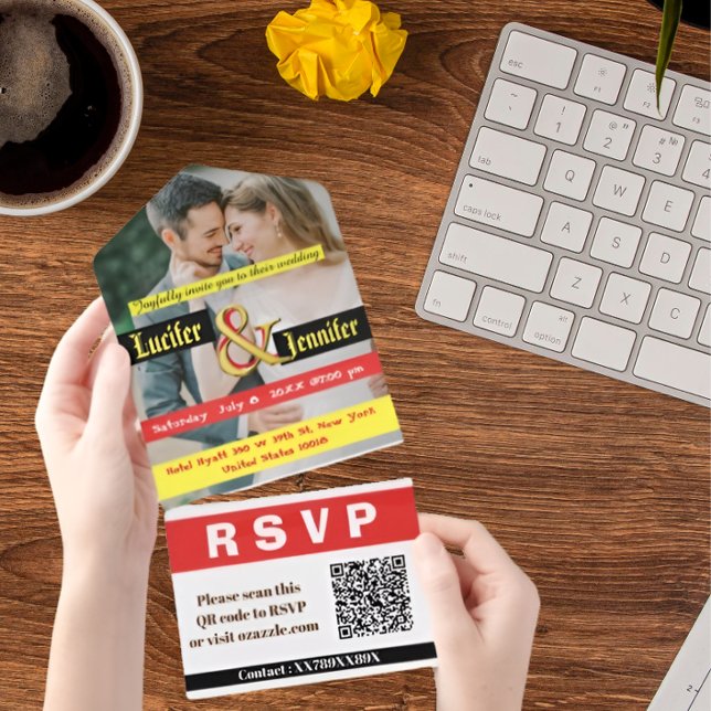Elegancia eterna personalizada Invitación a la bod (Subido por el creador)