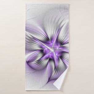 Elegancia floral arte contemporáneo abstracto viol