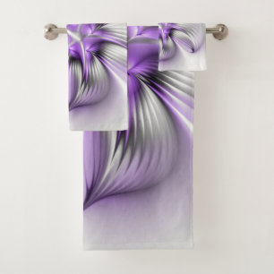 Elegancia floral arte contemporáneo abstracto viol