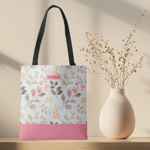 Elegancia floral Boho Elegancia Cute Bolsa de Tote