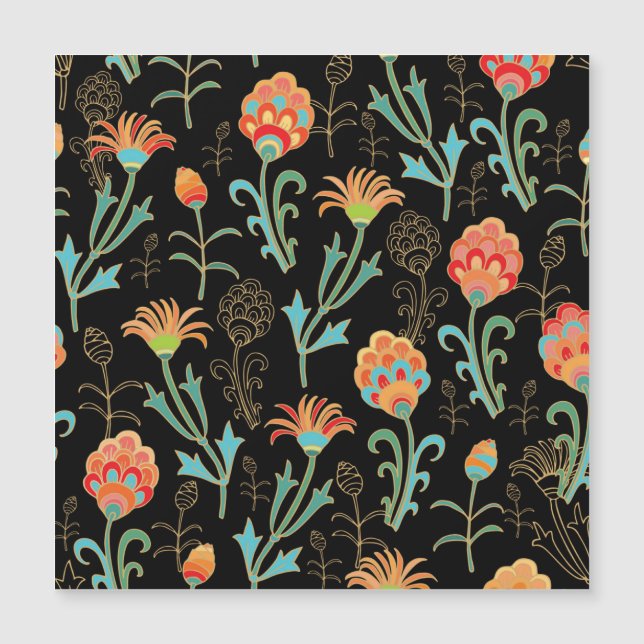 Elegancia floral oriental sin inconvenientes (Anverso)