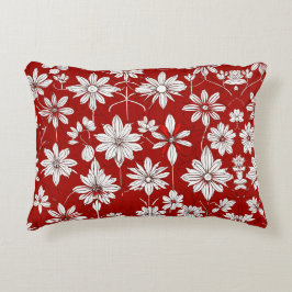 Elegancia floreciente: Cojín decorativo floral