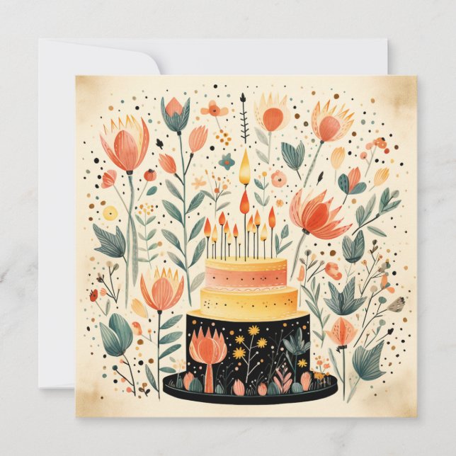 Elegancia floreciente: deseos florecientes (Anverso)