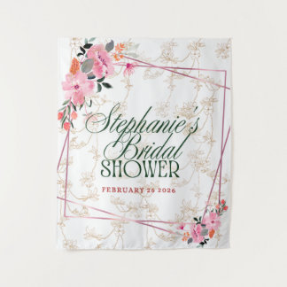 "Elegancia floreciente: Tapiz de fantasía floral"