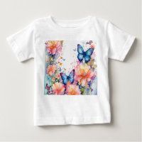 Elegancia fluida: Camiseta De Inspiración Mariposa