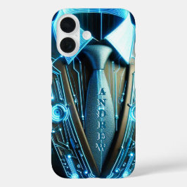 Elegancia futura - Funda 4D Necktie iPhone 16