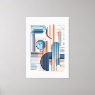 Elegancia geométrica: arte abstracto de papel en c