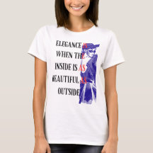 Elegancia Hermosa camiseta