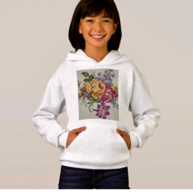 Elegancia: Hoodie inspirada en la porcelana (Subido por el creador)