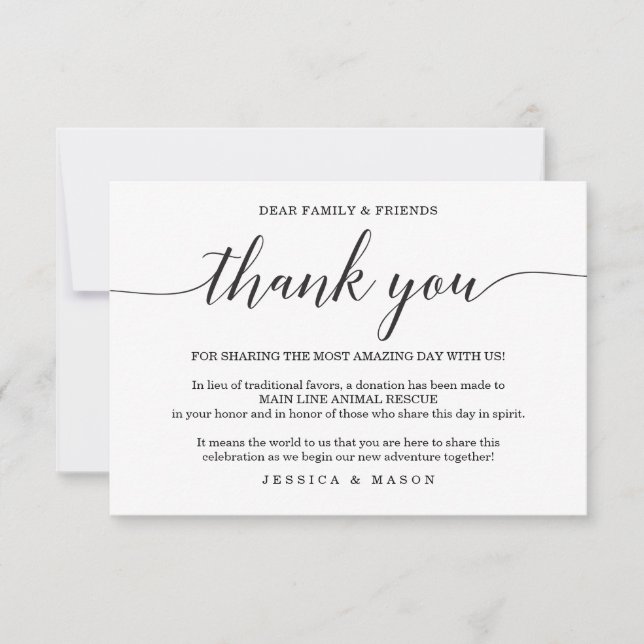 Elegancia mínima en lugar de la tarjeta de prefere (Anverso)