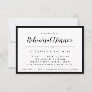 Elegancia moderna Anteótopo Blanco y Negro Inivite