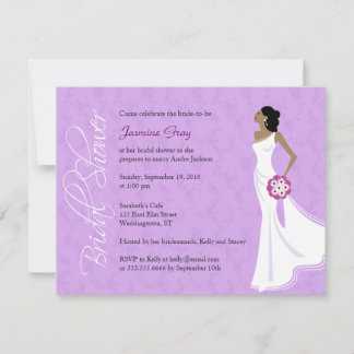 Elegancia moderna Invitación a la ducha de novia
