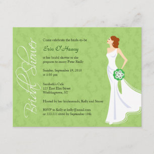 Elegancia moderna Invitación a la ducha nupcial