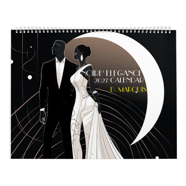 ELEGANCIA NOIRE' Calendario 2027 (Tapa)