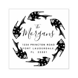 Elegancia oceánica | Sello de dirección de retorno