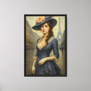 Elegancia parisina en el arte de las paredes de te