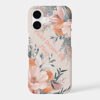 Elegancia Pastel Bloom: Estuche Floral para iPhone