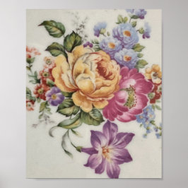 Elegancia: Póster Inspirado en Porcelana