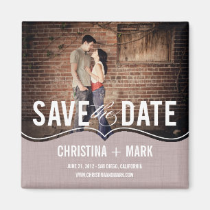 Elegancia Refinada Salvar El Imán De La Fecha - Ro