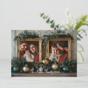 Elegancia Rústica Navidad Personalizada