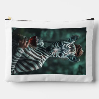 "Elegancia salvaje - Bolsa estética de mujer cebra