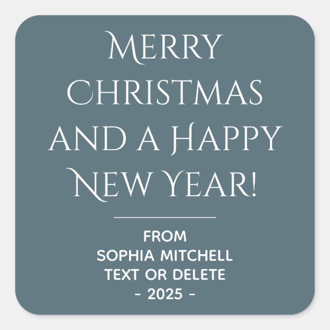 Elegancia silenciosa pizarra azul pegatina de Navi (Anverso)