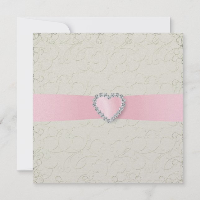 Elegancia simple - cinta rosada (Anverso)