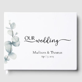 Elegancia Simple - Eucalipto - Libro de Invitados